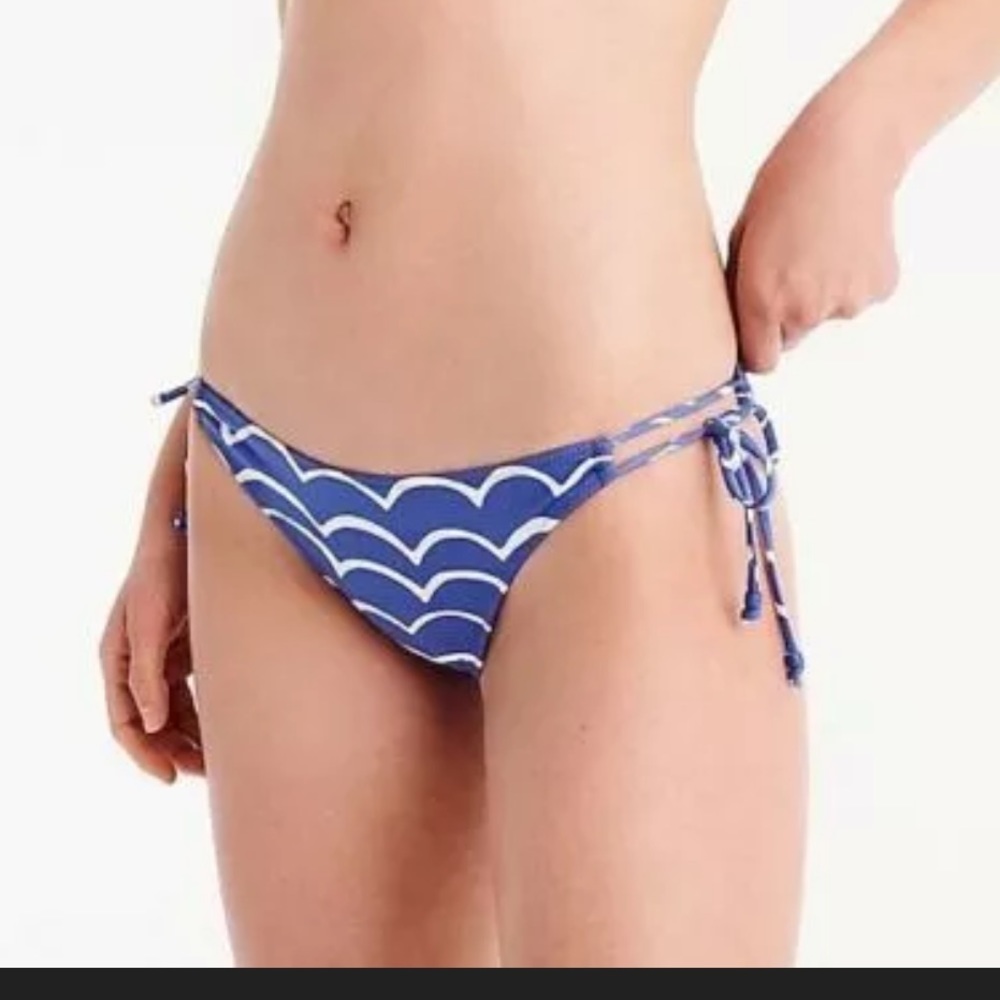 J. Crew Bikini Bottom Malibu Side-Tie J0271